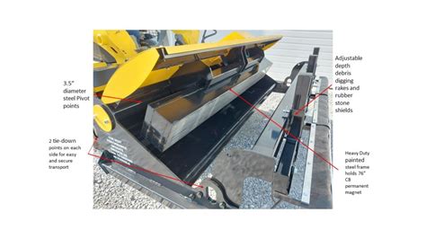 magnet chaincase skid steer|ocicat front mounted magnet.